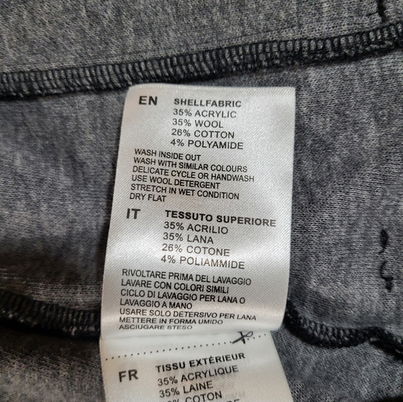 Marc O'Polo Womens Asymmetric Zip Long Sleeve Solid Black Sweatshirt Size Large - Picture 8 of 13